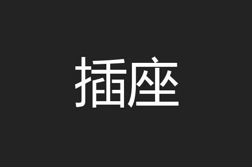 插座