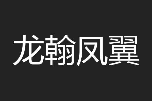 龙翰凤翼