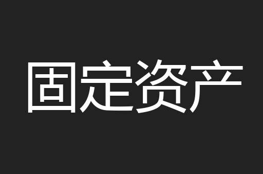 固定资产