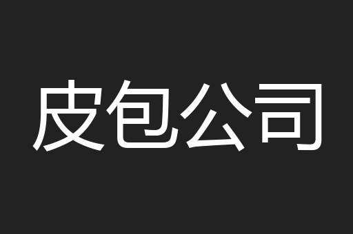 皮包公司