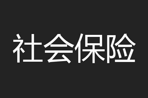社会保险