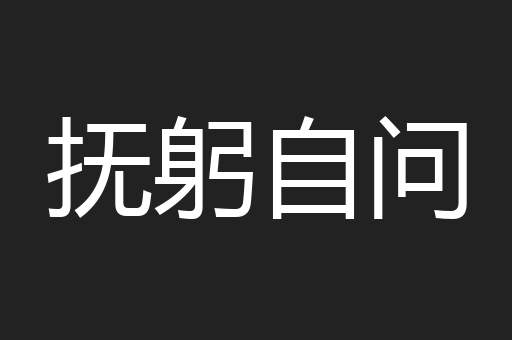 抚躬自问