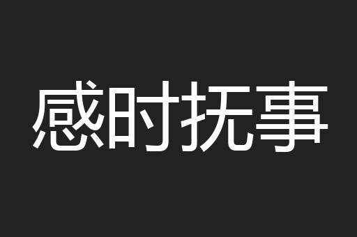 感时抚事