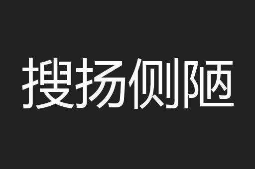 搜扬侧陋