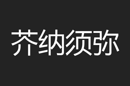 芥纳须弥