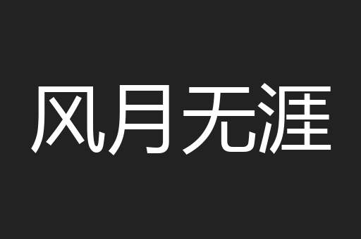 风月无涯