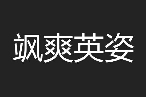 飒爽英姿