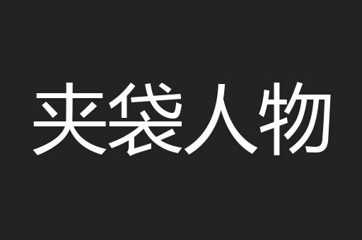 夹袋人物