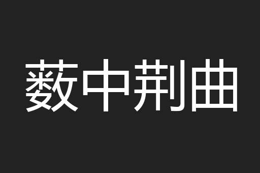 薮中荆曲