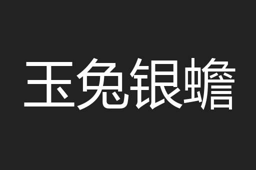 玉兔银蟾