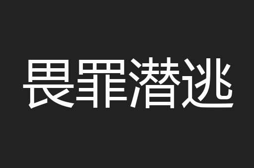 畏罪潜逃