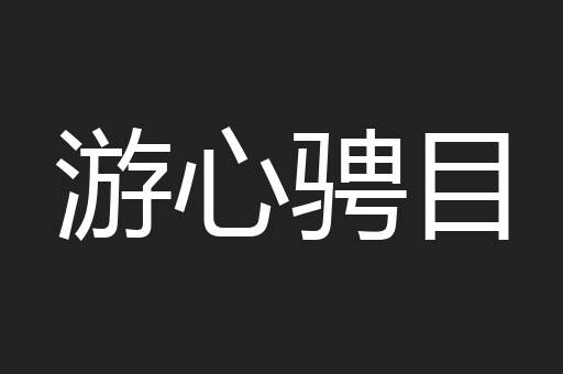游心骋目