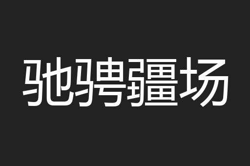 驰骋疆场