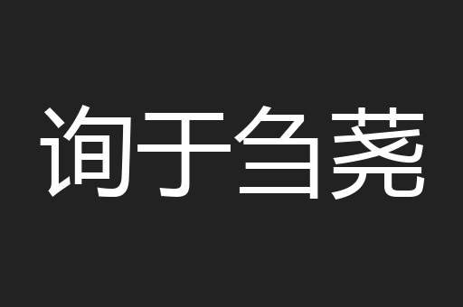 询于刍荛