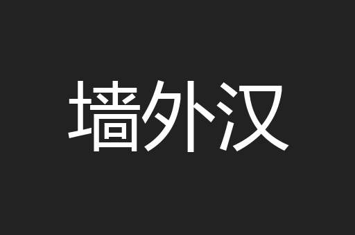 墙外汉