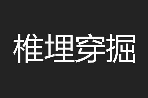 椎埋穿掘