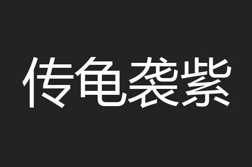 传龟袭紫