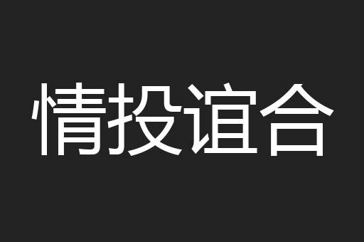 情投谊合
