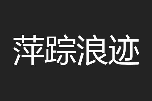 萍踪浪迹