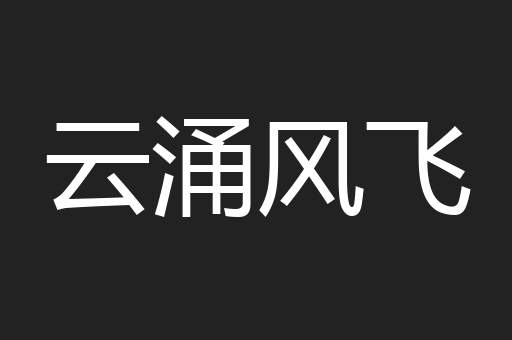 云涌风飞