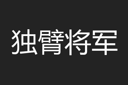 独臂将军