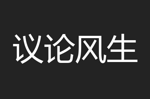 议论风生