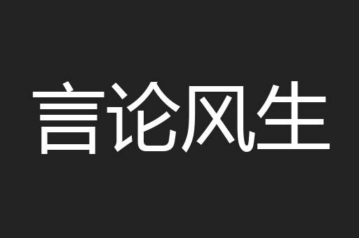 言论风生
