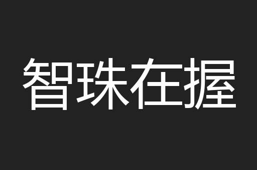 智珠在握