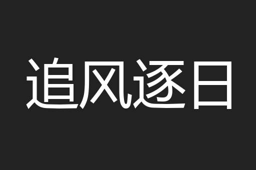 追风逐日