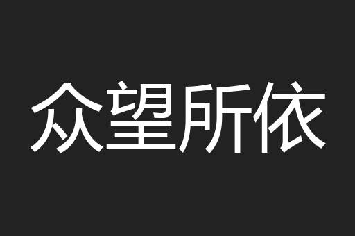 众望所依