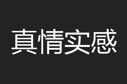 真情实感
