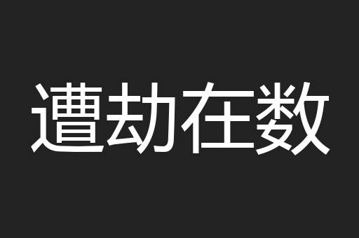 遭劫在数