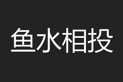 鱼水相投