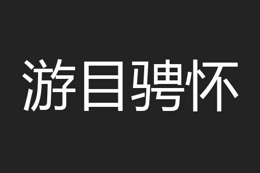 游目骋怀