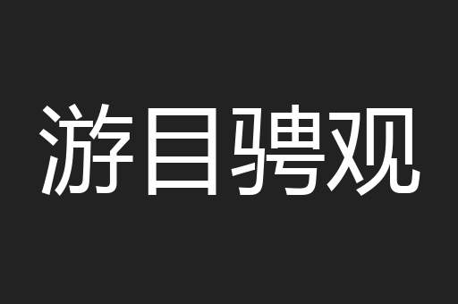 游目骋观