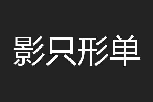 影只形单