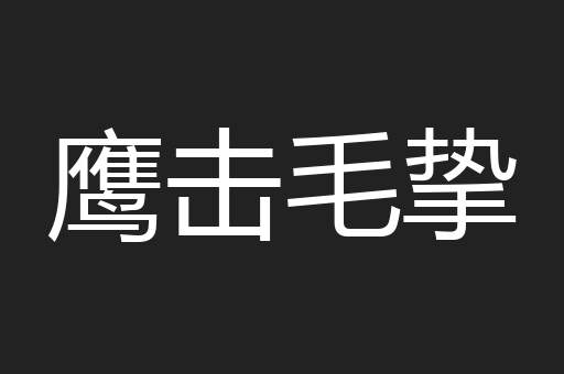 鹰击毛挚