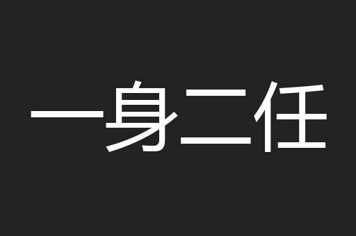 一身二任