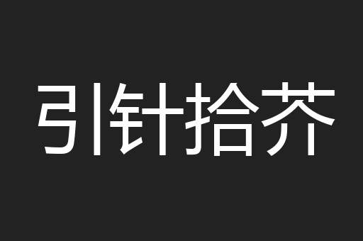 引针拾芥
