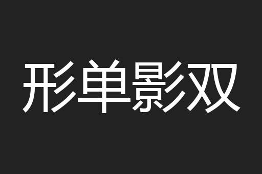 形单影双