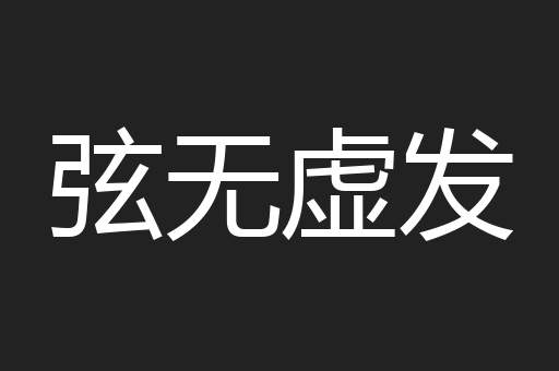 弦无虚发
