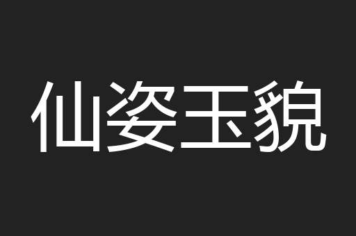 仙姿玉貌
