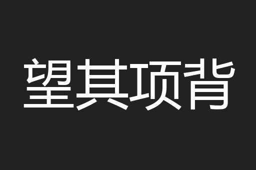 望其项背