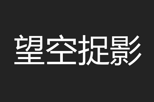 望空捉影
