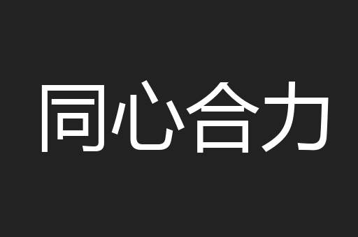同心合力