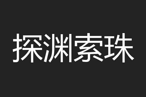 探渊索珠