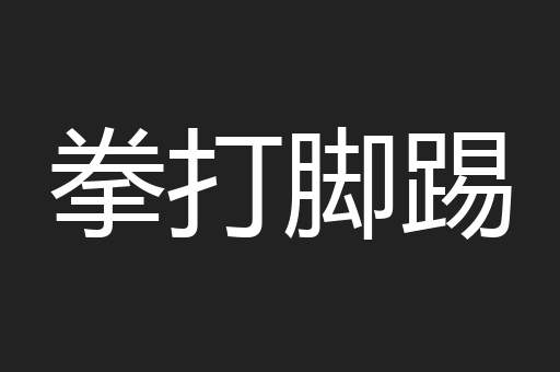 拳打脚踢