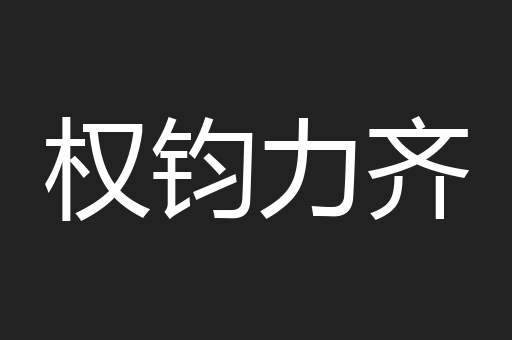 权钧力齐