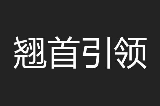 翘首引领
