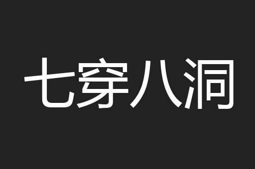 七穿八洞